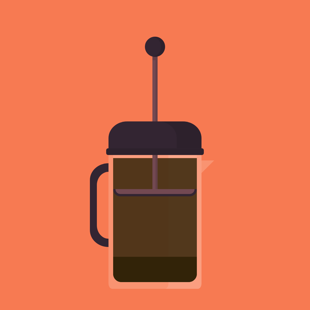 A preview thumbnail of the CSS French Press Animation demo